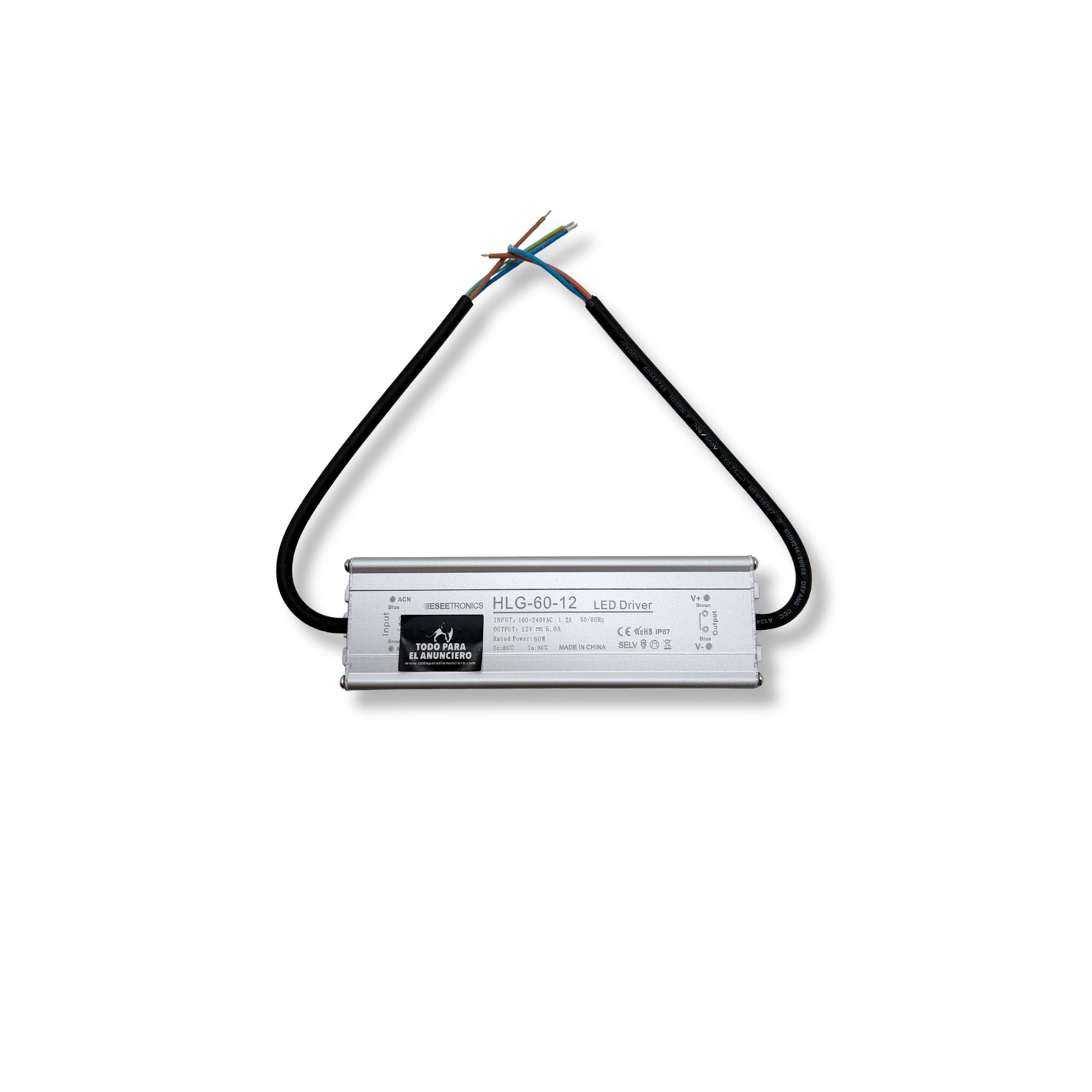 Fuente de poder exterior ESEETRONICS 60w