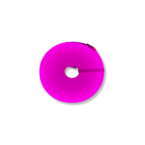 Tira de neón flexible rosa (5m) - todoparaelanunciero.net