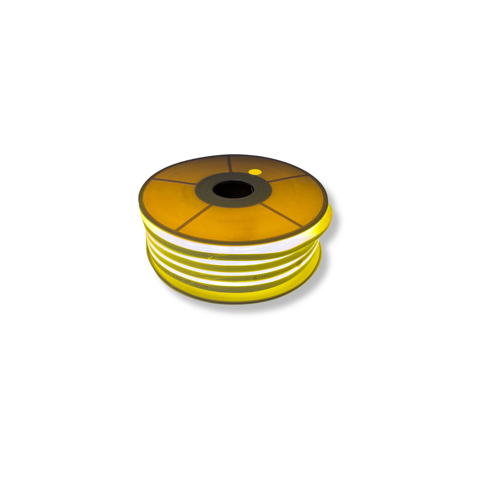 Manguera neón 110V GENGXIN amarillo limón (25m)