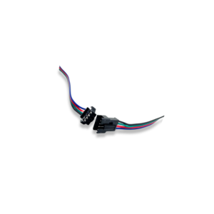Arnés conector RGB 4 pines MACHO/HEMBRA