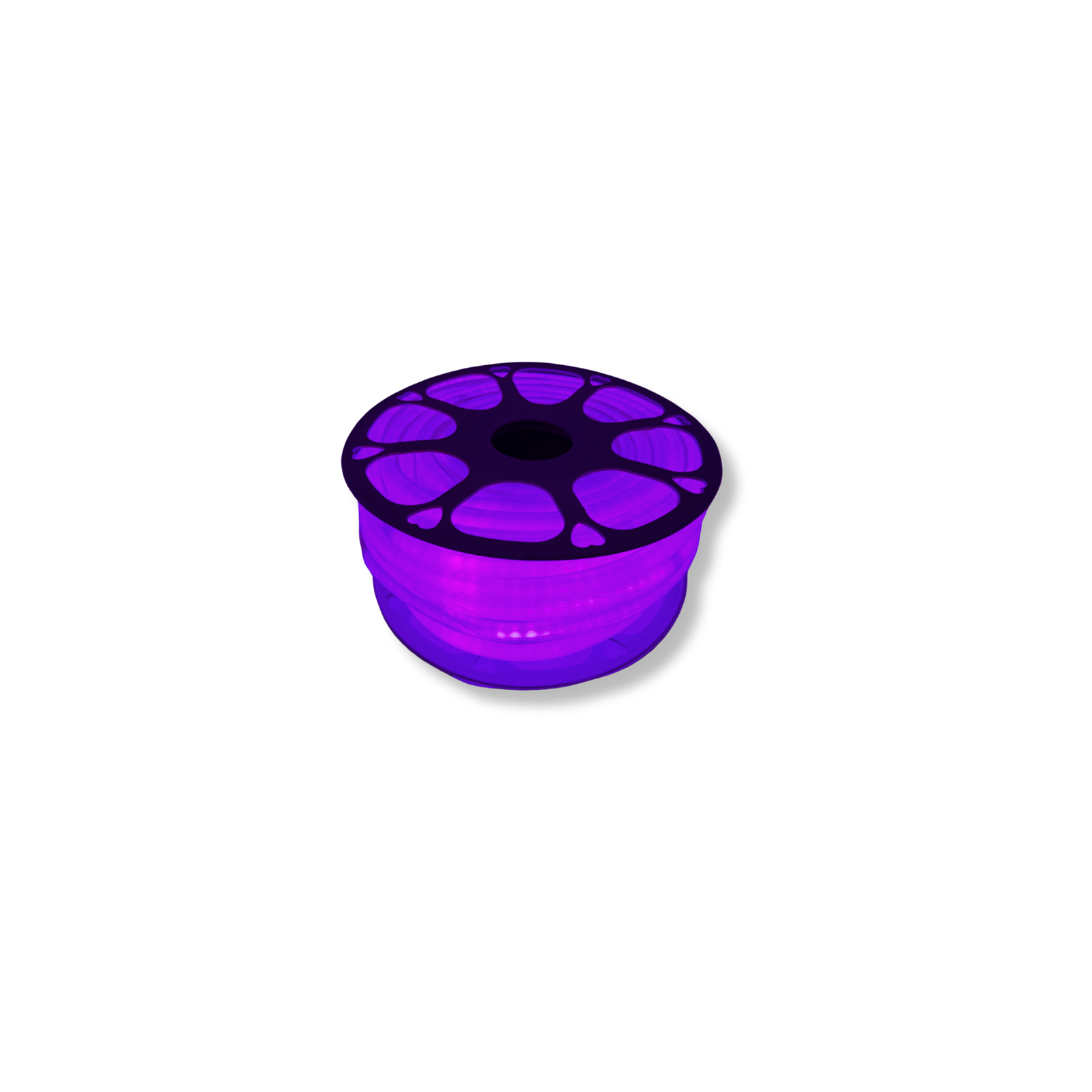 Manguera neón perimetral morado 360° de 110v (25m)