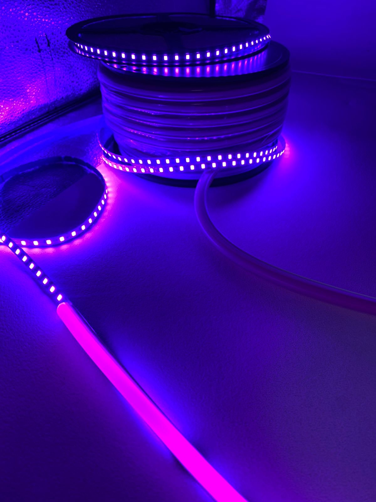 Tira led de neón GENGXIN 2da generación morado (20m) - Imagen 3