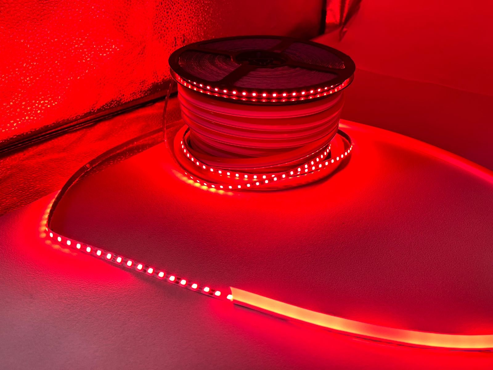 Tira led de neón GENGXIN 2da generación rojo (20m) - Imagen 3