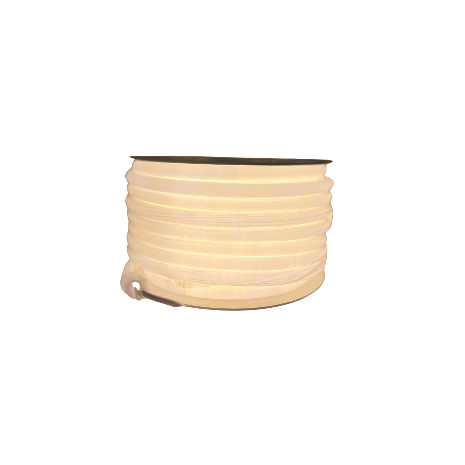 Manguera Perimetral Neón 360°, 25MTS, 110V Gengxin Blanco cálido